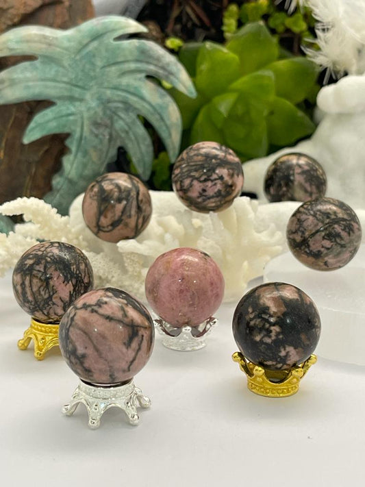 Rhodonite Sphere ~ Small