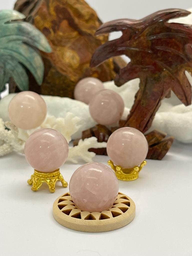 Rose Quartz Sphere 12g (S)