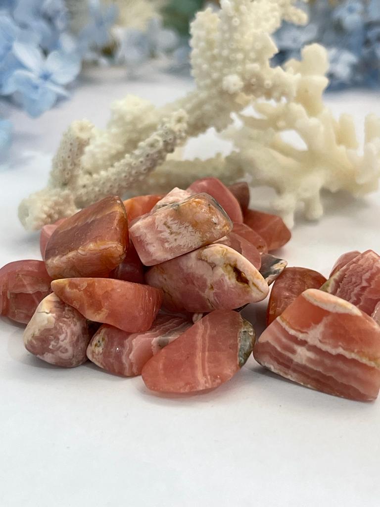 Rhodochrosite Chips Bag