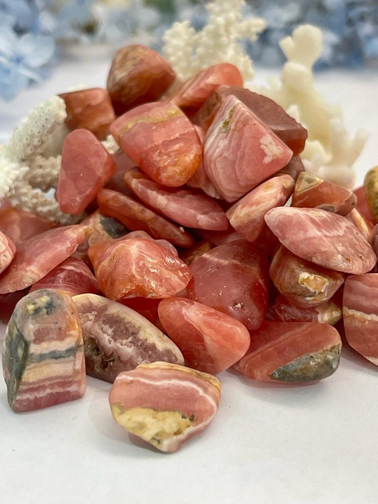 Rhodochrosite Chips Bag