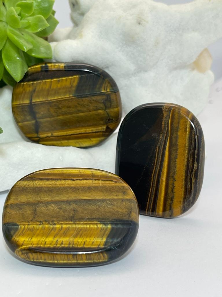 Brown Tigers Eye Worry Stones