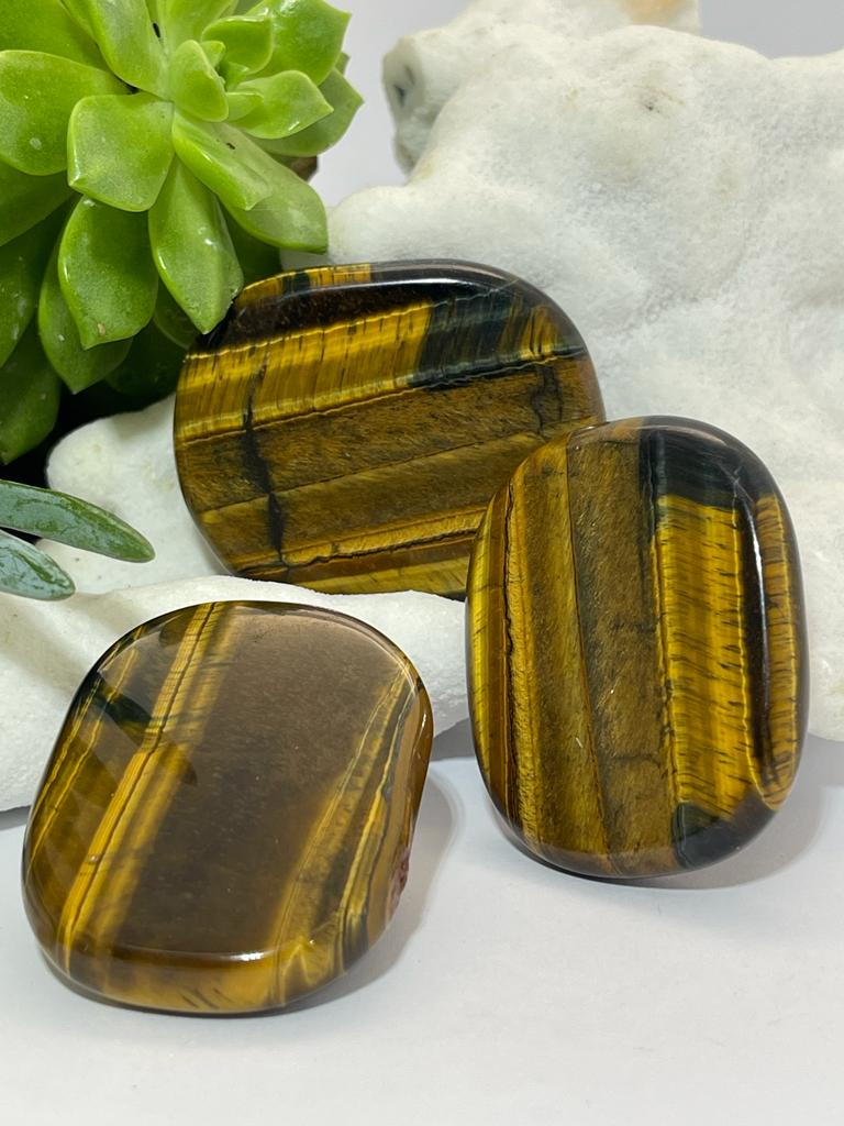 Brown Tigers Eye Worry Stone