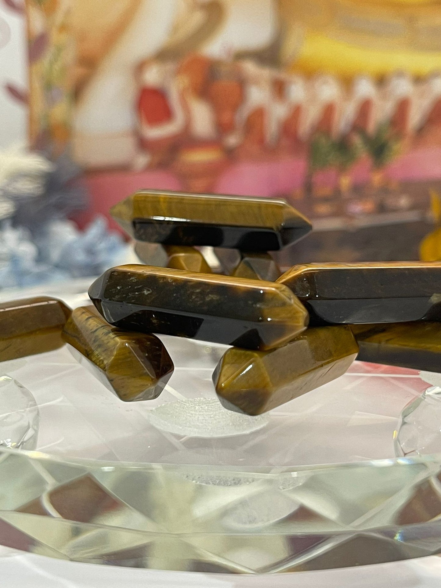 Brown Tigers Eye ~ Double Terminated Point